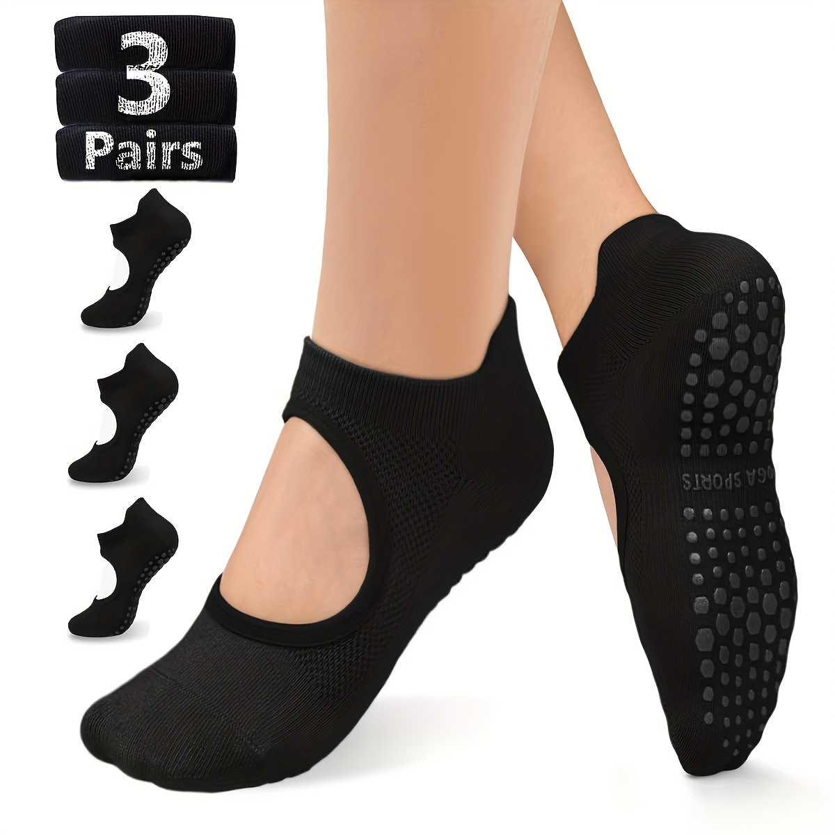 Pilates Yoga Barre - Kaus Kaki Wanita Anti Selip untuk
