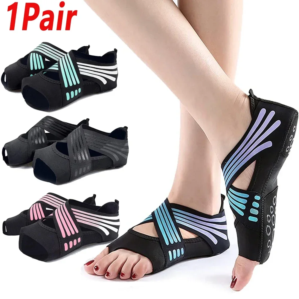 Pilates Yoga Ballet - 1 Pasang Sepatu Yoga Profesional Anti-Selip
