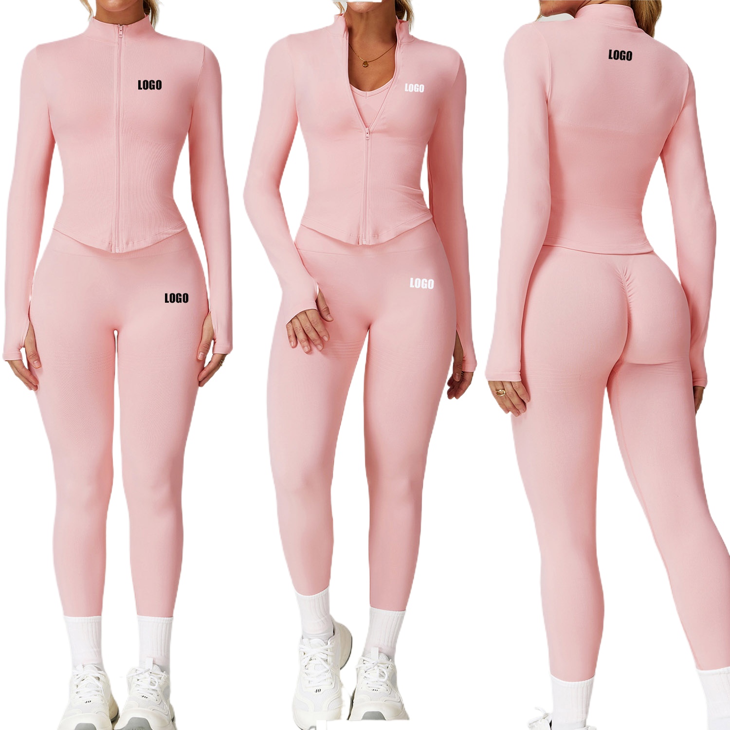 Pilates Yoga Gear - Pakaian olahraga yoga wanita tanpa jahitan