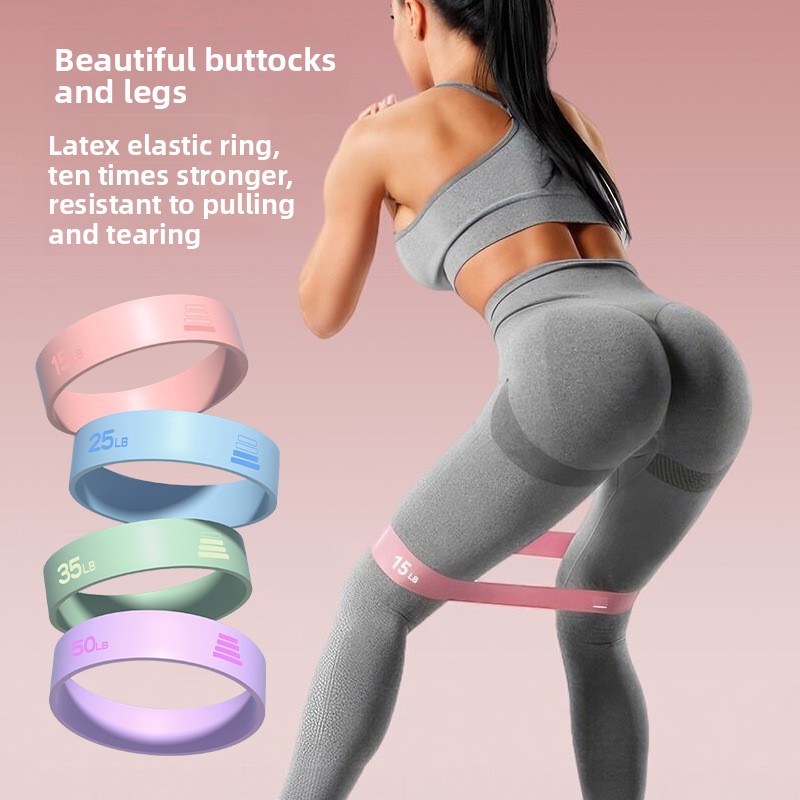 Pilates And Yoga Difference - 15LB-50LB Cincin Elastis Yoga Berbagai Tingkat