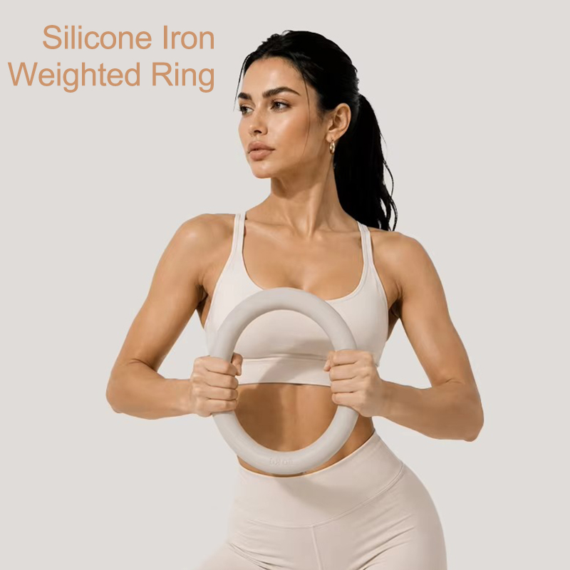 Pilates Yoga Logo - Cincin Pilates Silikon Berbobot dengan Logo