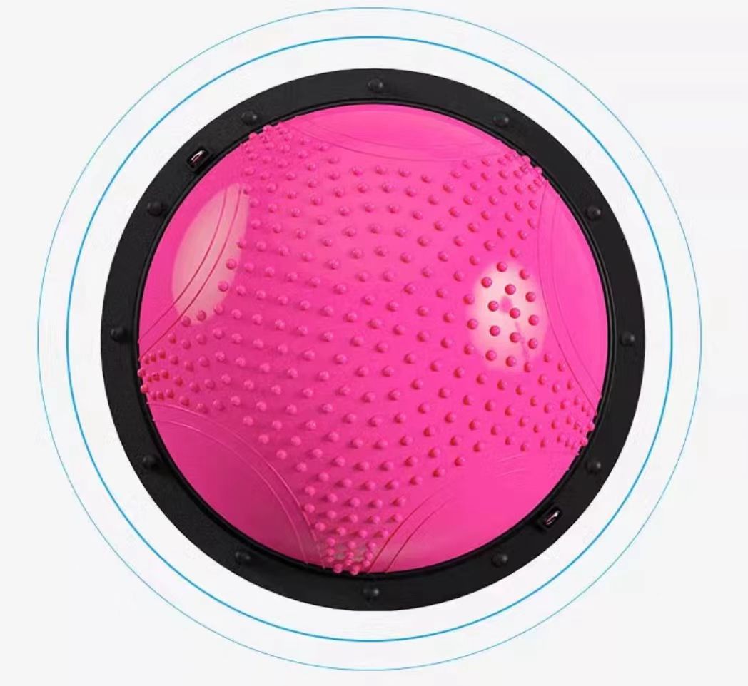 Pilates Yoga Logo - Bola Pilates Setengah Yoga PVC dengan