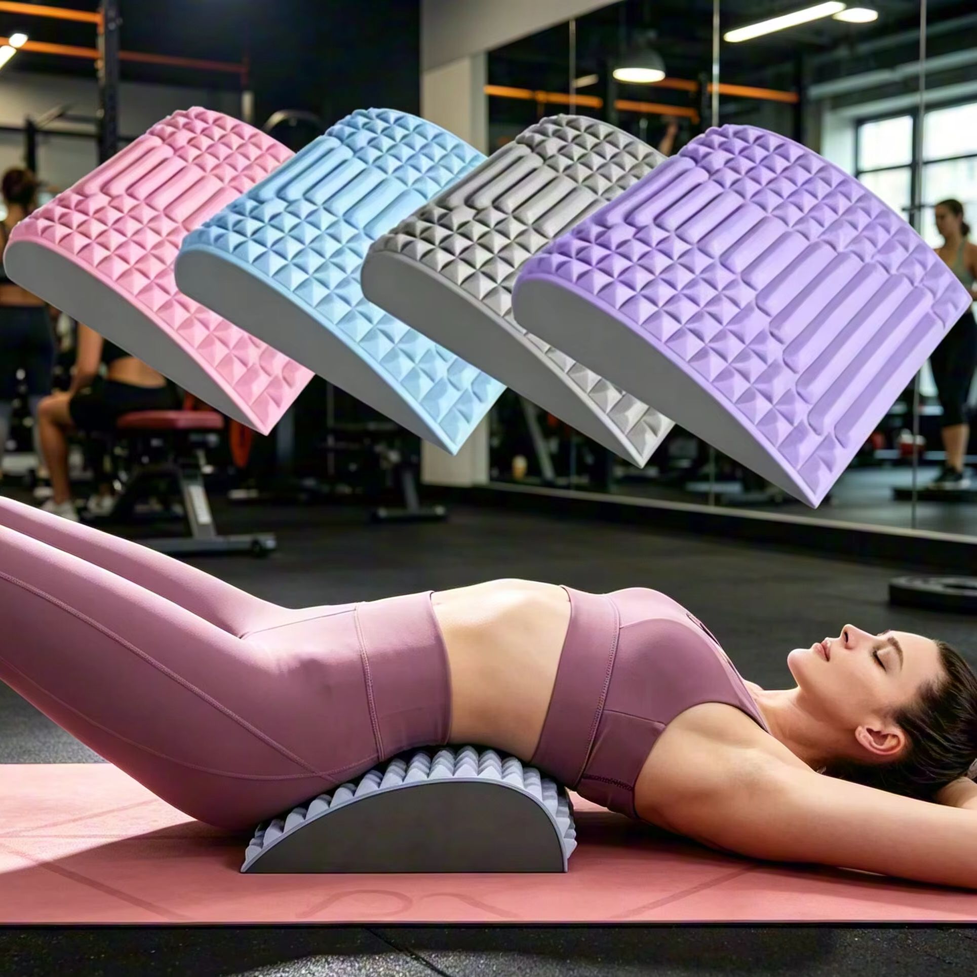 Posture Pole Corrector - Bantal Peregang Punggung Pijat Pinggang Penyangga