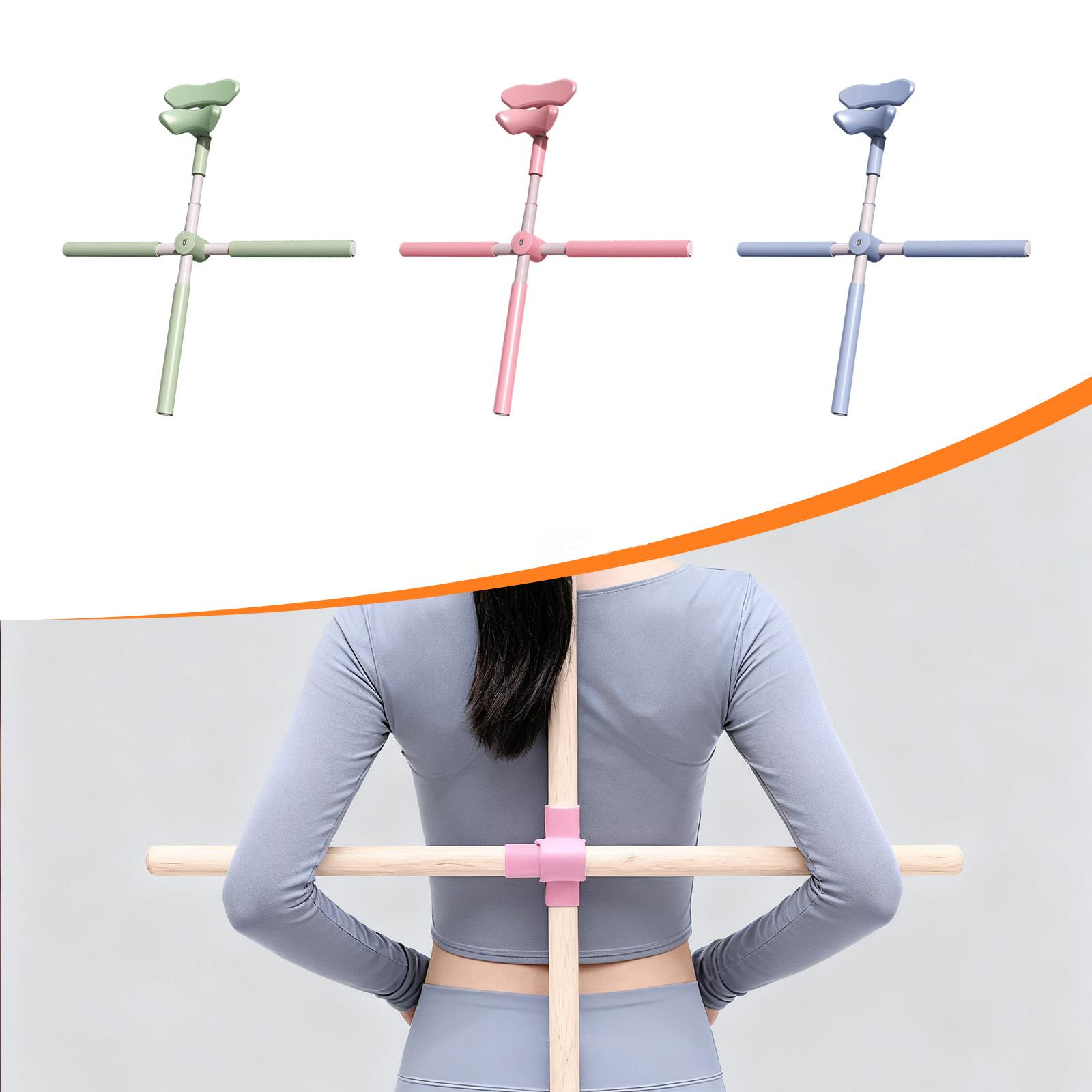 Posture Pole Corrector - Tongkat Yoga Cross Open Back Posture