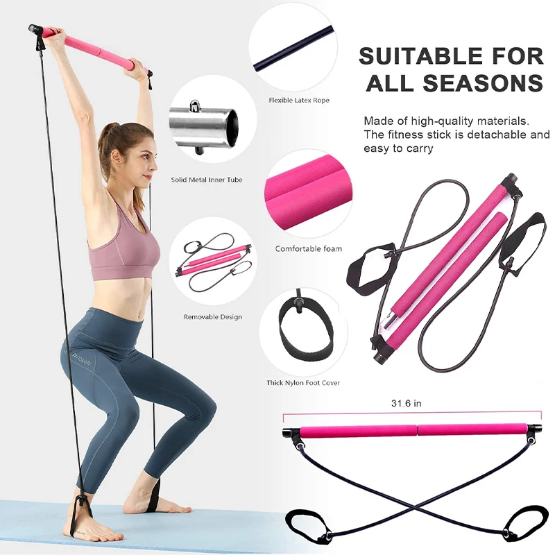 Pilates And Yoga Combined - Bar Kebugaran Yoga Dada Ekspansi Tali
