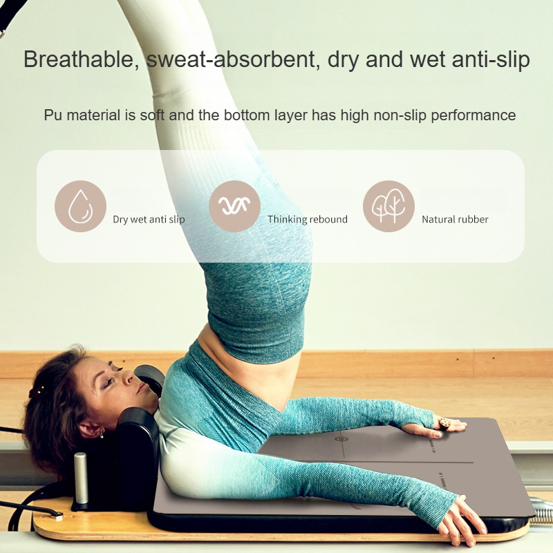 Matras Pilates Reformer Anti S - Pilates Yoga Logo ulasan dan harga