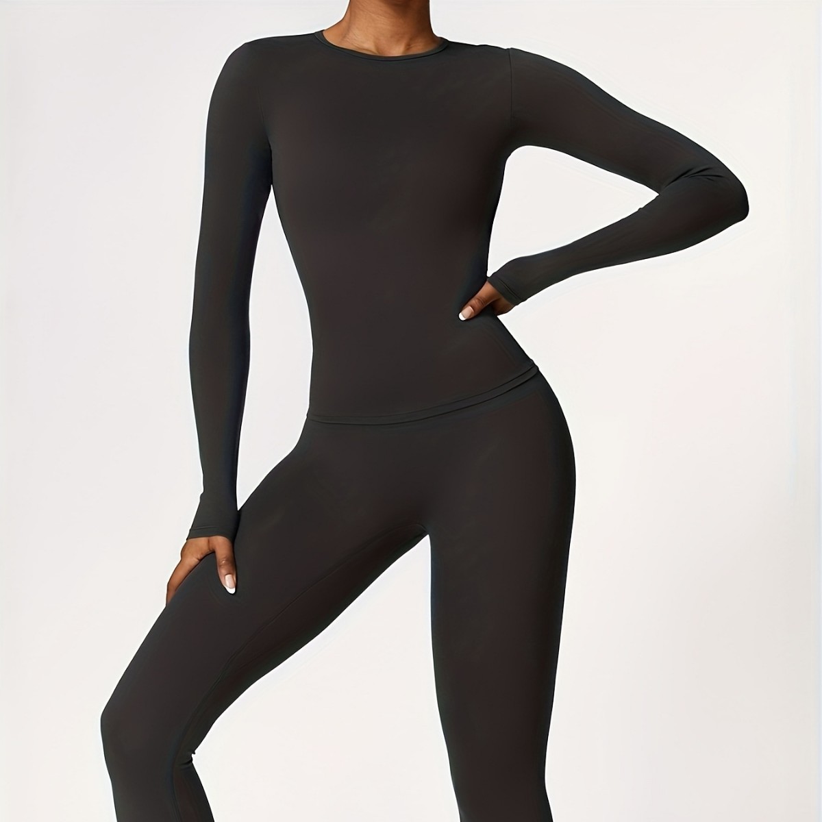 Setelan yoga ketat lengan panj - Pilates & Yoga Unleashed International Academy Yonkers ulasan dan harga