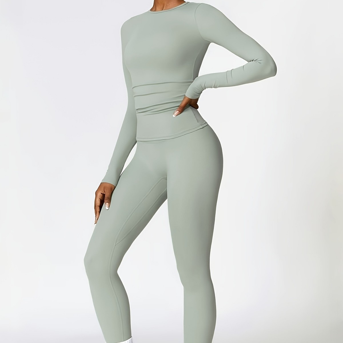Setelan yoga ketat lengan panj - Pilates & Yoga Unleashed International Academy Yonkers ulasan dan harga