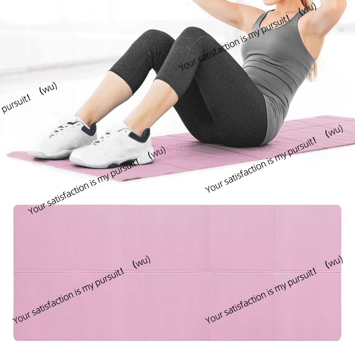 Matras olahraga anti selip EVA - Pilates Yoga Etc ulasan dan harga