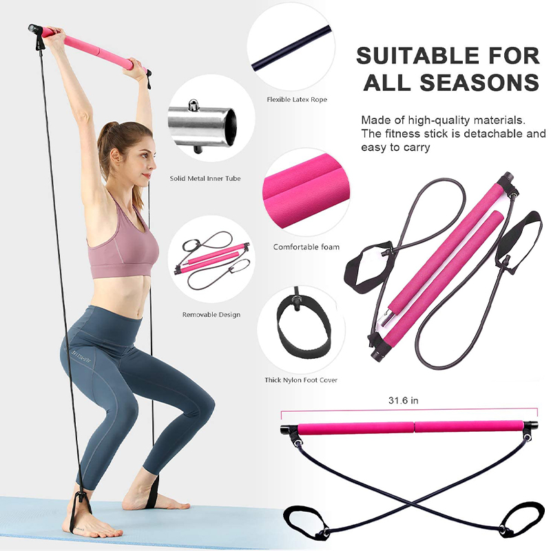 Bar Pilates Multifungsi Kombin - Pilates And Yoga Combined ulasan dan harga