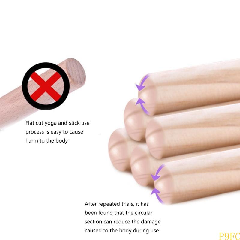 Tongkat Yoga Kayu untuk Melati - Posture Pole Corrector ulasan dan harga
