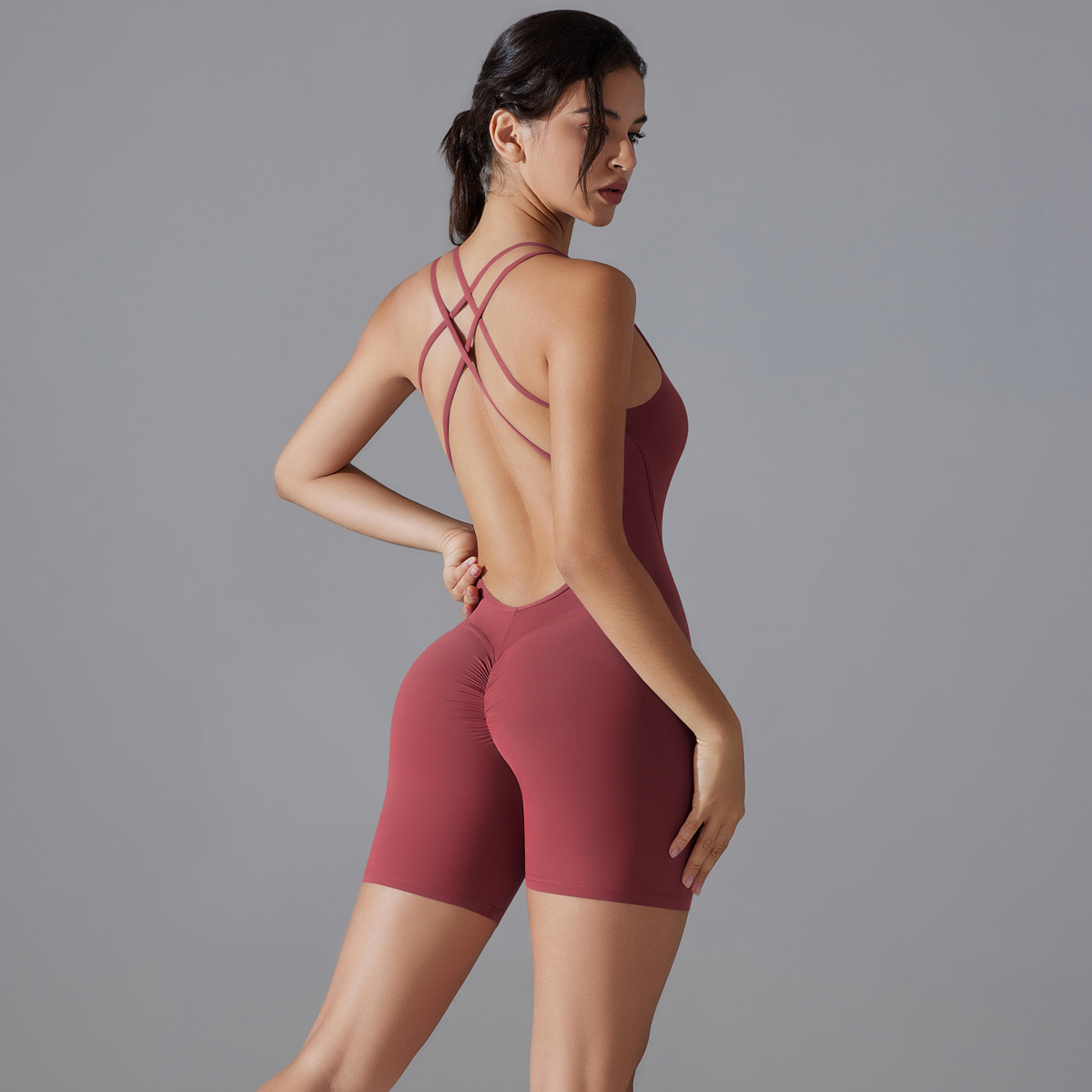 Set Yoga Seksi Punggung Terbuk - Pilates Yoga Gear ulasan dan harga