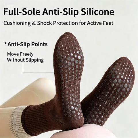 Kaos Kaki Unisex Anti Selip Po - Pilates Yoga Barre ulasan dan harga