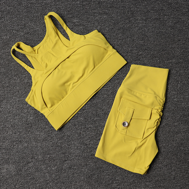 Set celana pendek Fitness Wani - Pilates Yoga Gear ulasan dan harga