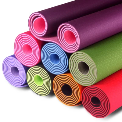 Matras Yoga TPE Custom Print L - Pilates Yoga Logo ulasan dan harga
