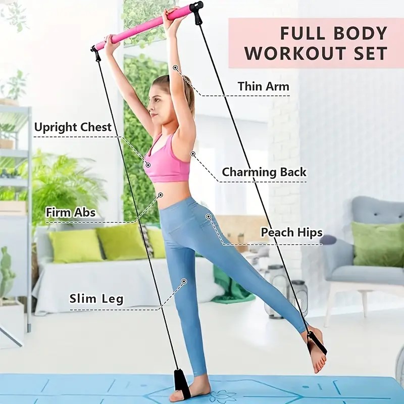 Bar Pilates Multifungsi Kombin - Pilates And Yoga Combined ulasan dan harga