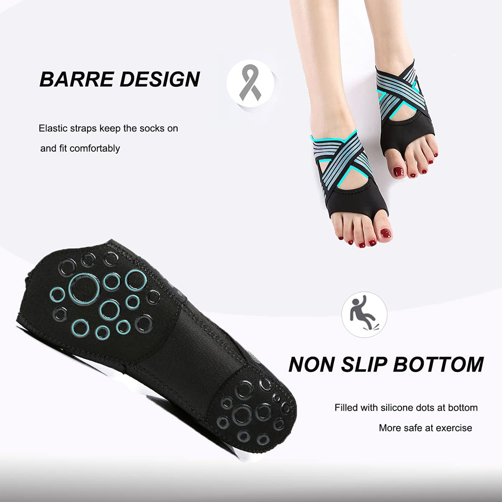 1 Pasang Kaus Kaki Wanita Anti - Pilates Yoga Barre ulasan dan harga