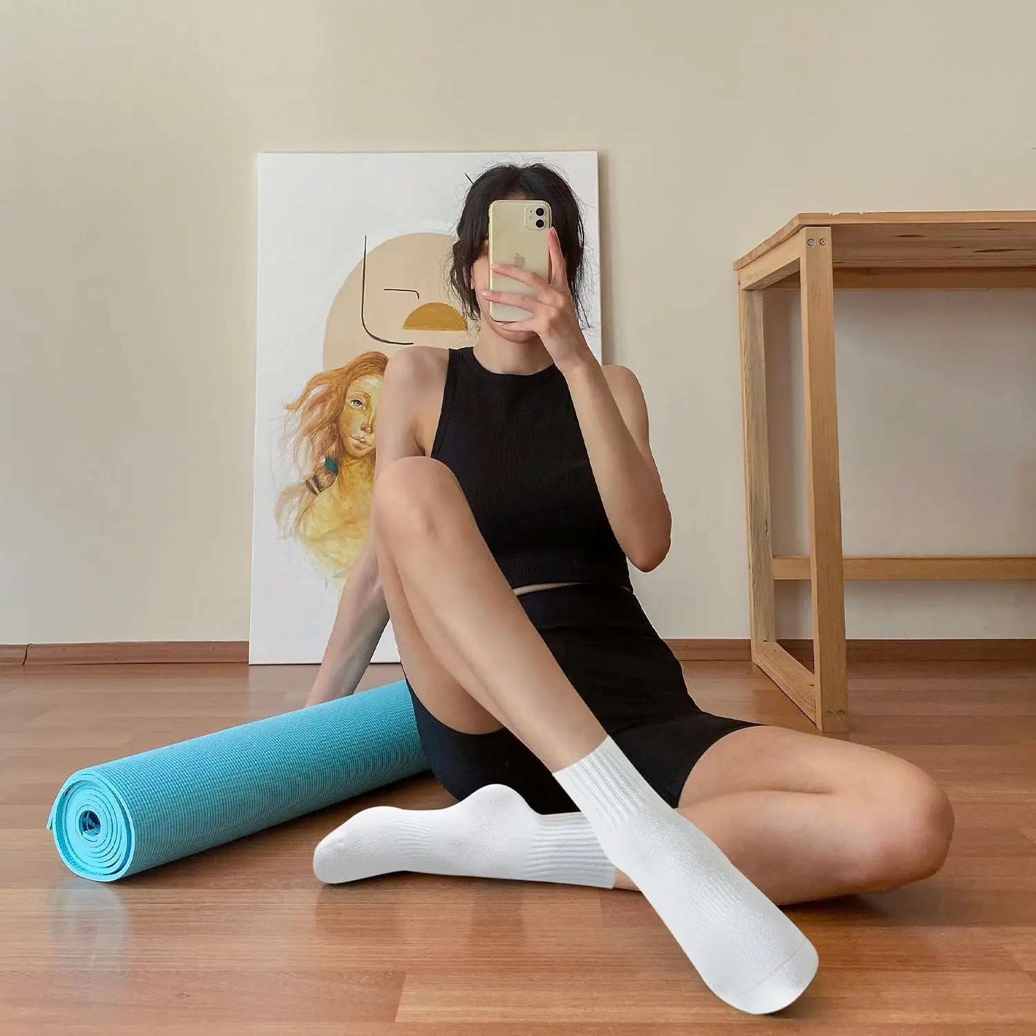4 pasang kaus kaki yoga wanita - Pilates & Yoga Unleashed International Academy Yonkers ulasan dan harga