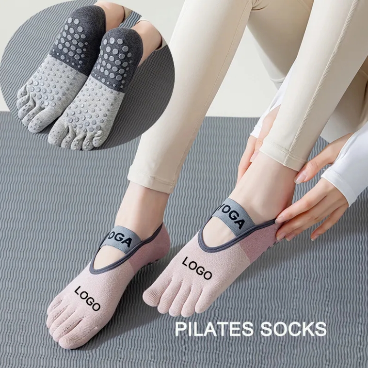 Kaos Kaki Pilates Anti Selip K - Pilates Yoga Logo ulasan dan harga