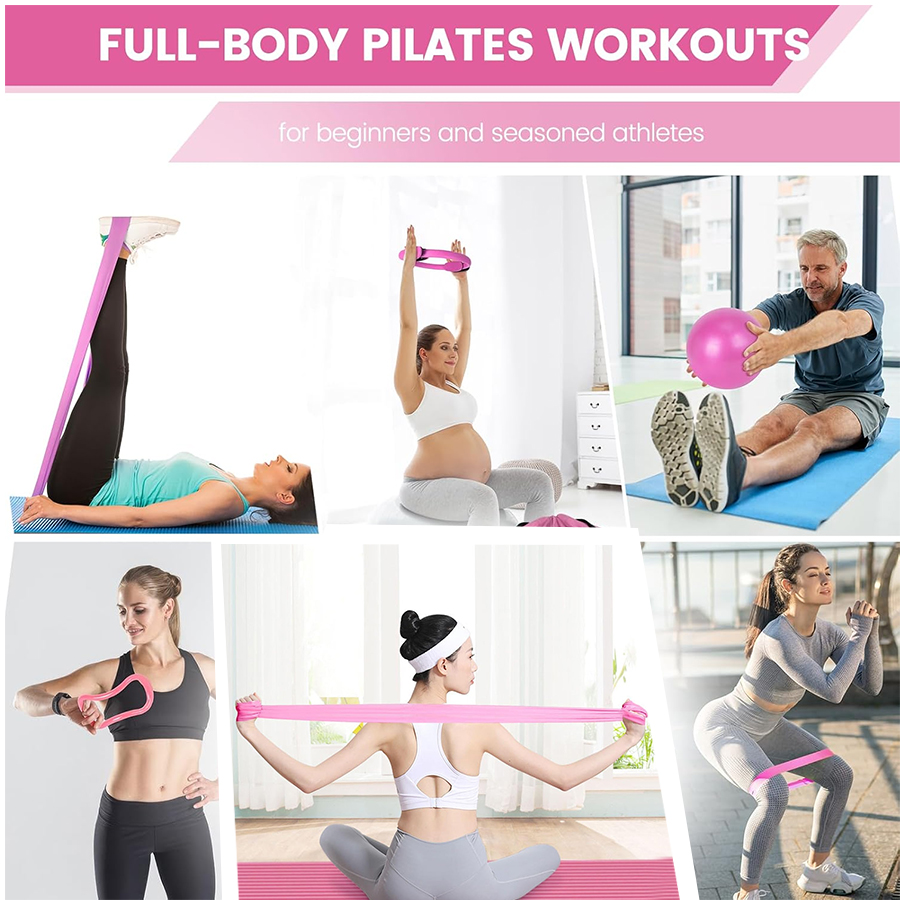 Set Latihan Kebugaran Resistan - Pilates Yoga Logo ulasan dan harga