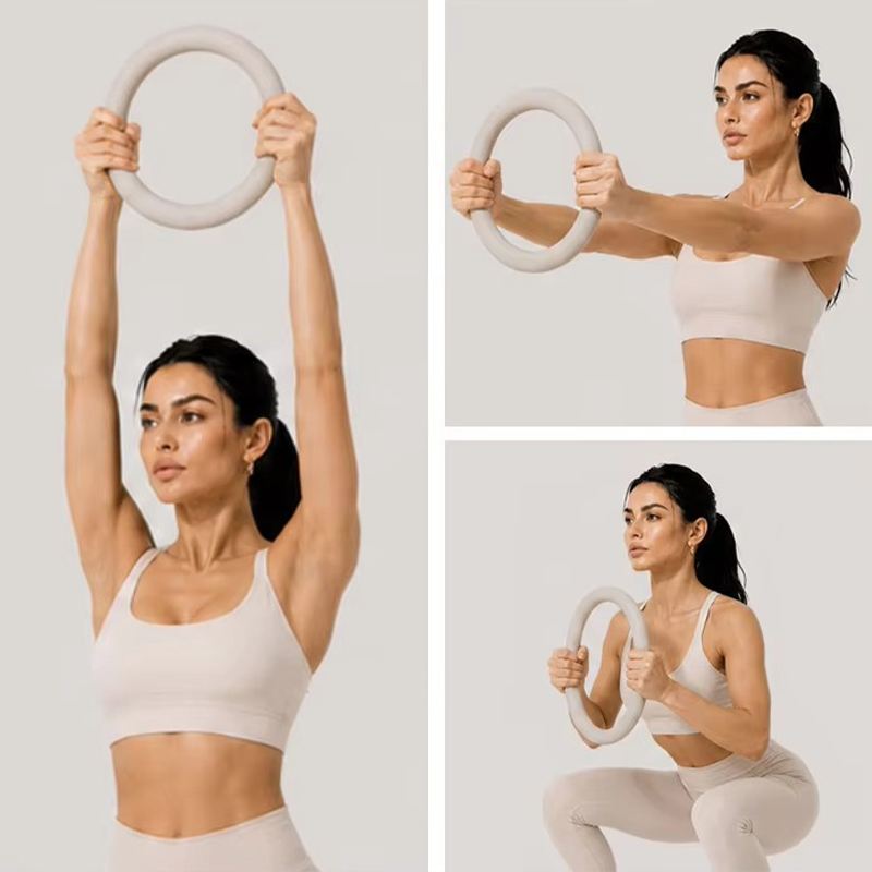 Cincin Pilates Silikon Berbobo - Pilates Yoga Logo ulasan dan harga