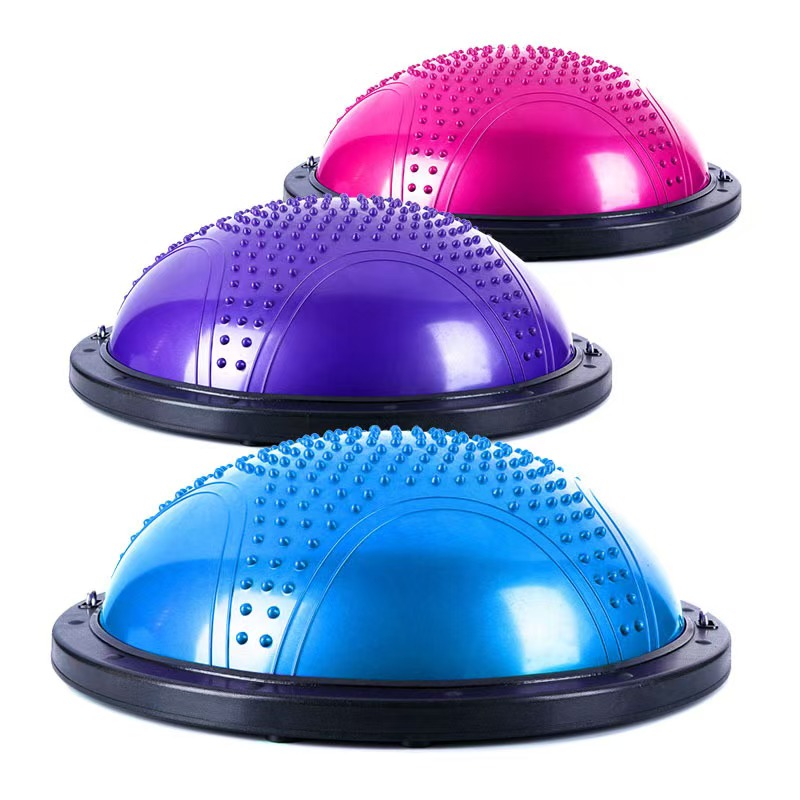 Bola Pilates Setengah Yoga PVC - Pilates Yoga Logo ulasan dan harga
