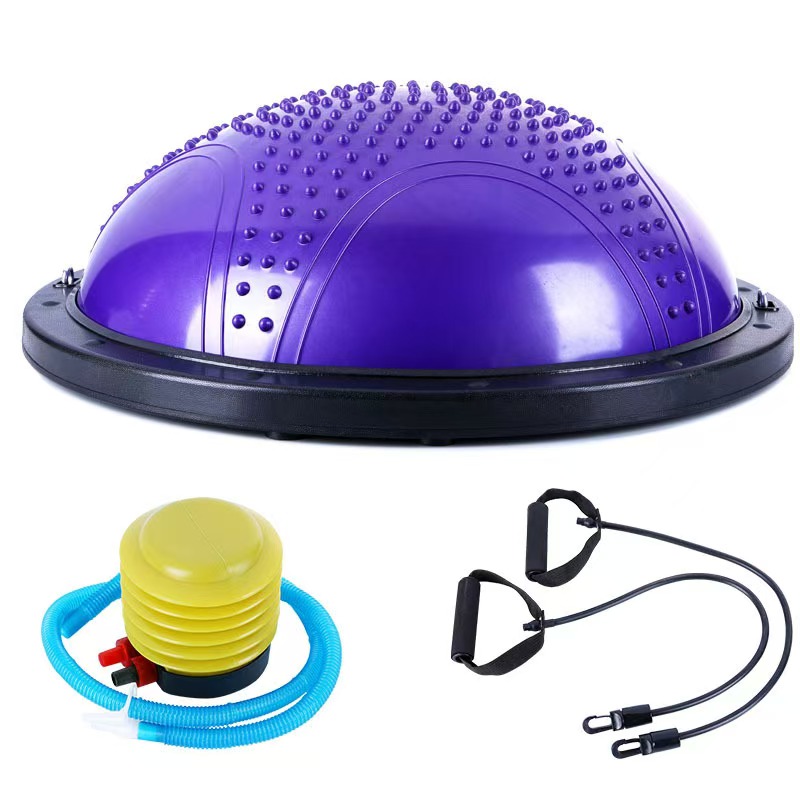 Bola Pilates Setengah Yoga PVC - Pilates Yoga Logo ulasan dan harga