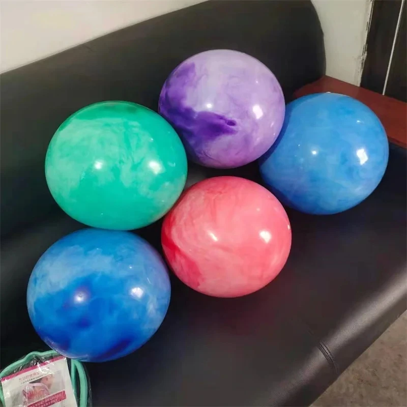 Bola Kebugaran PVC Bulat 9'' C - Pilates Yoga Logo ulasan dan harga