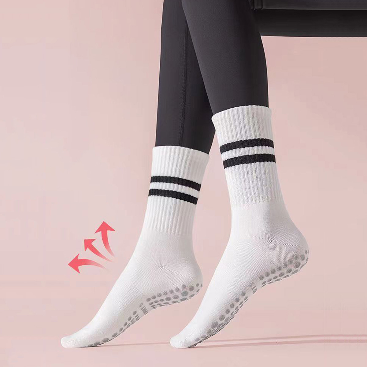 3 Pasang Kaus Kaki Yoga Panjan - Pilates Yoga Barre ulasan dan harga