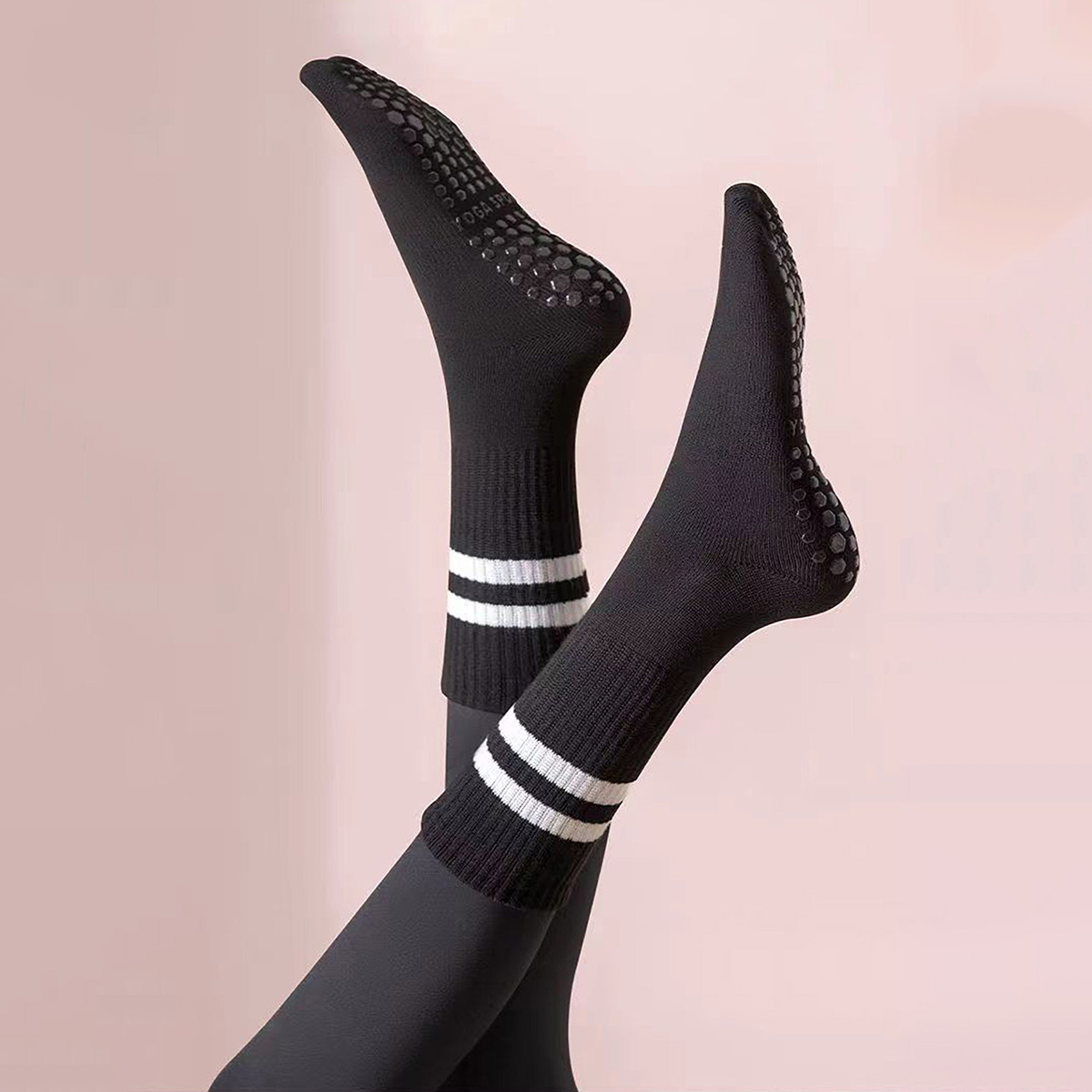 3 Pasang Kaus Kaki Yoga Panjan - Pilates Yoga Barre ulasan dan harga