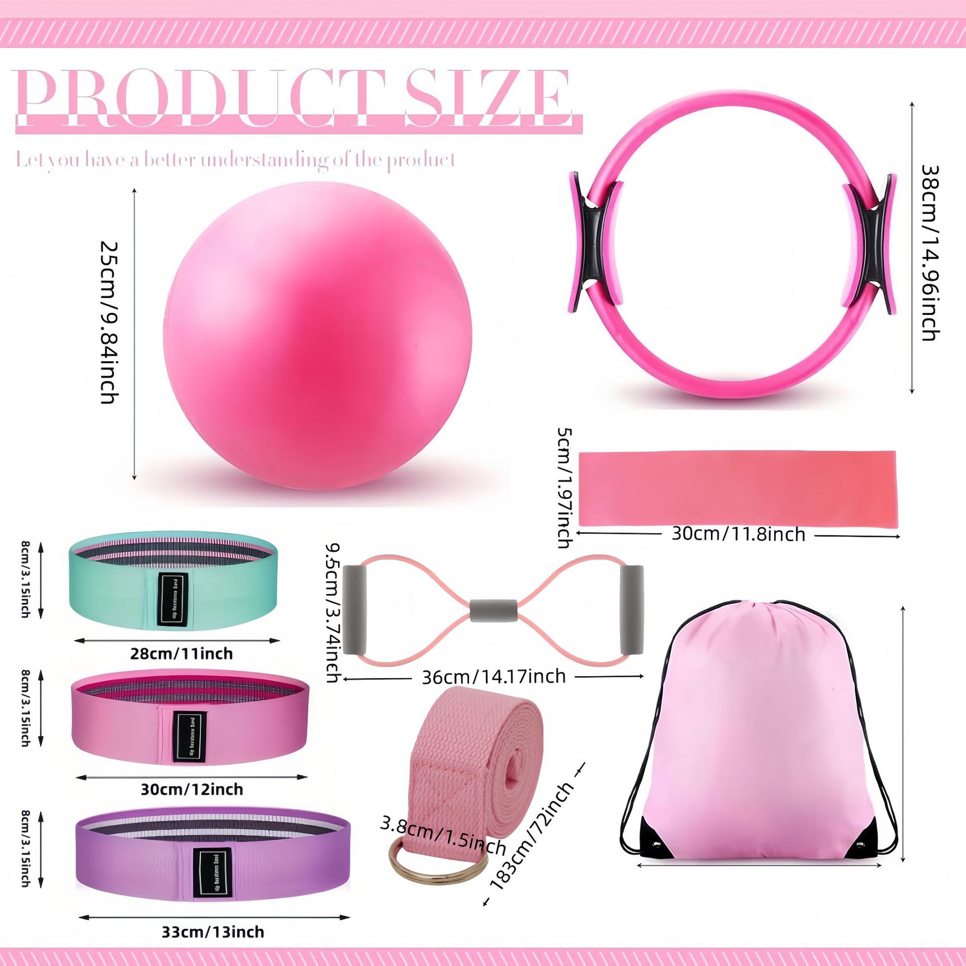 Set Kombinasi Yoga Pilates 10- - Pilates And Yoga Combined ulasan dan harga
