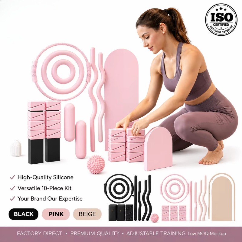 batang beban, dumbbell silikon - Pilates And Yoga Combined ulasan dan harga