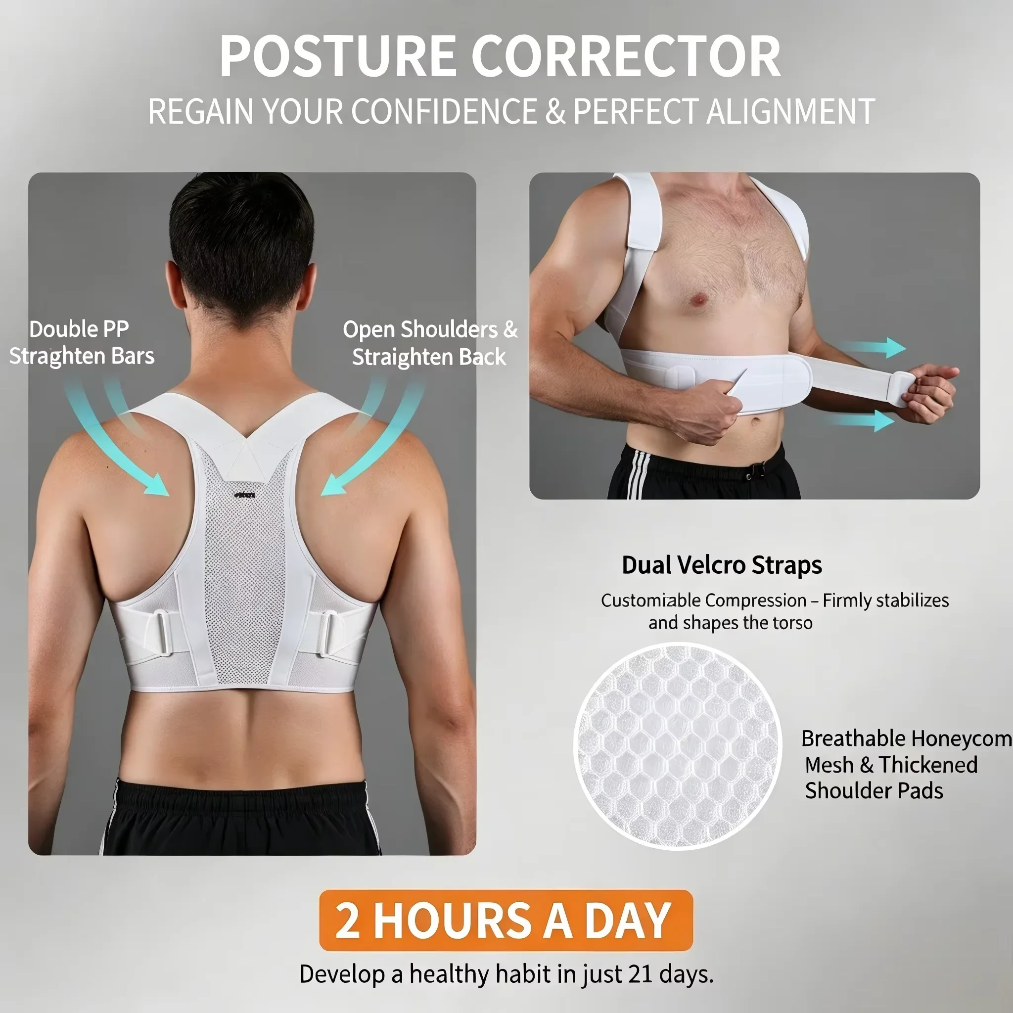 Penyangga Postur Tubuh VBOSI y - Posture Pole Corrector ulasan dan harga