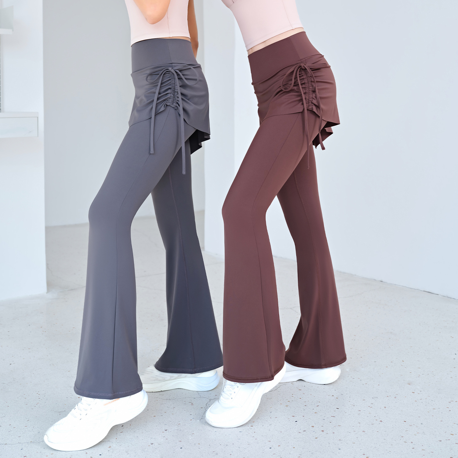 Skort Yoga Berpinggang Tinggi  - Pilates Yoga Roma ulasan dan harga