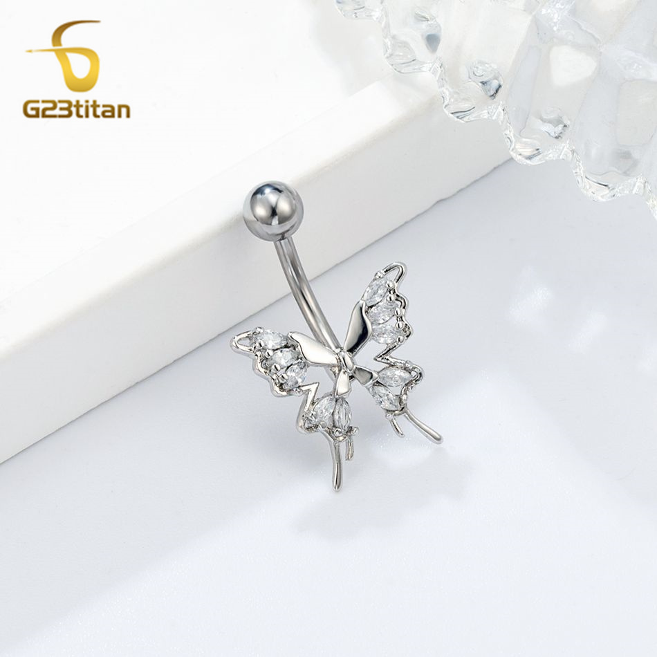 Liontin Cincin Pusar Kupu-kupu - Pilates Yoga Barre ulasan dan harga
