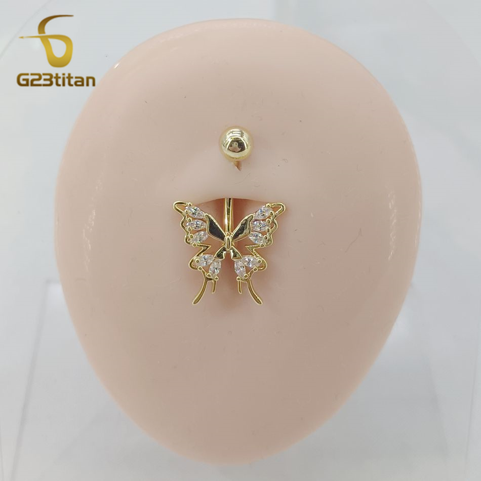 Liontin Cincin Pusar Kupu-kupu - Pilates Yoga Barre ulasan dan harga