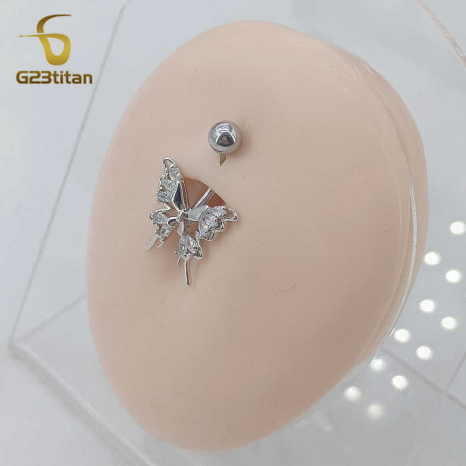 Liontin Cincin Pusar Kupu-kupu - Pilates Yoga Barre ulasan dan harga