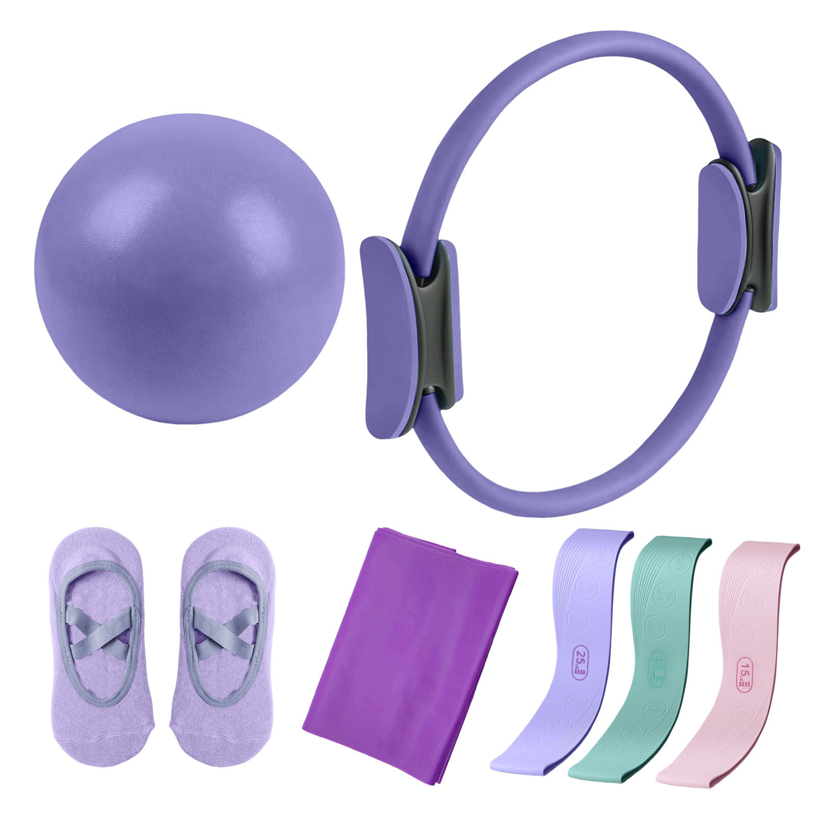 Pilates Circle Resistance Band - Pilates And Yoga Combined ulasan dan harga