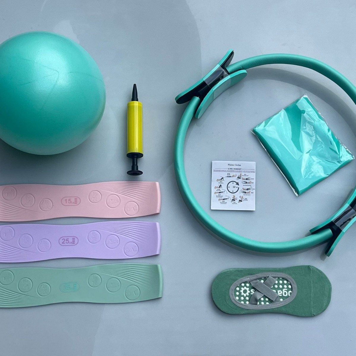 Pilates Circle Resistance Band - Pilates And Yoga Combined ulasan dan harga